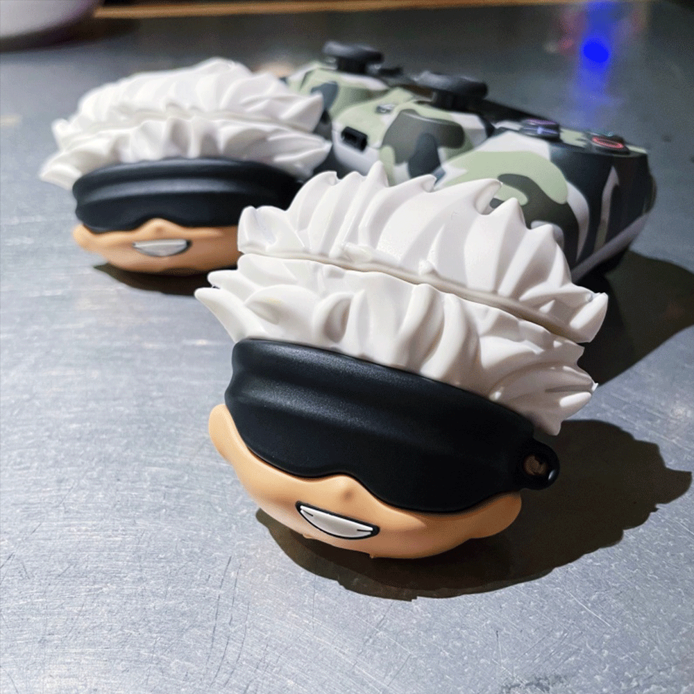 Jujutsu Kaisen Gojo Airpods 1/2/3/Pro Case Characters Cartoon Silicone Case