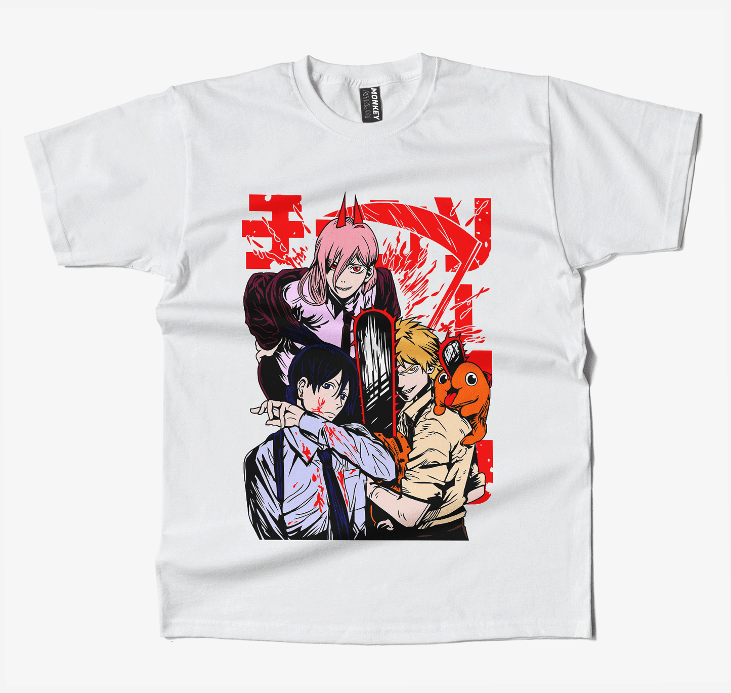Chainsaw Man Team Anime T Shirt