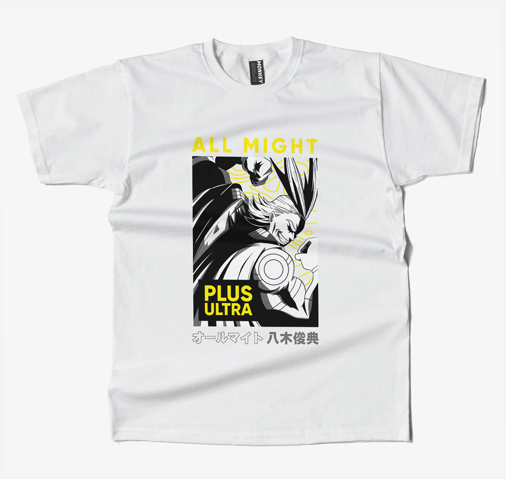 My Hero Academia All Might Plus Ultra Anime T Shirt