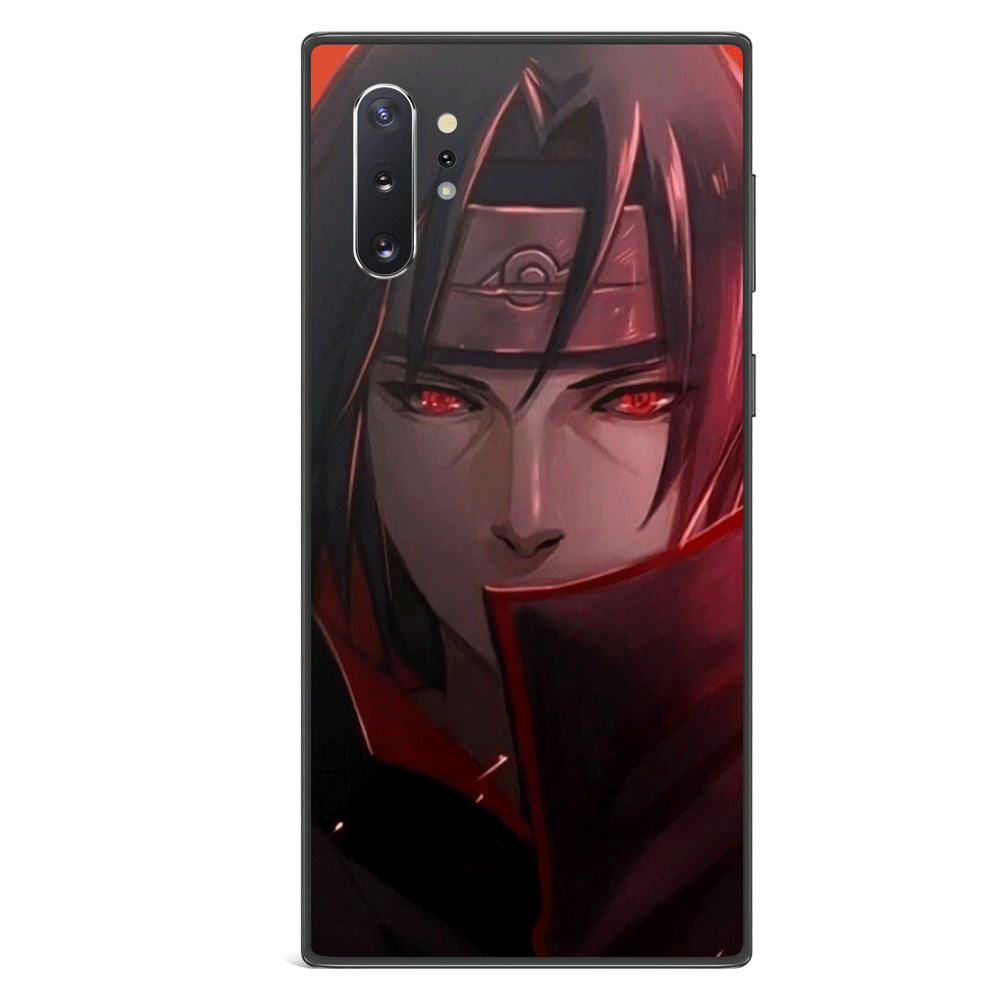 Missing-Nin Itachi Sharingan Tempered Glass Samsung Case