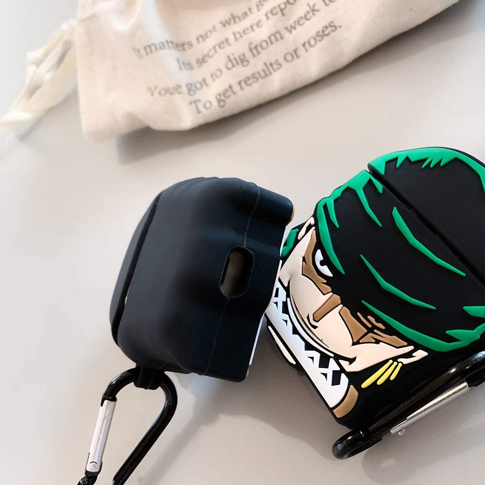 One Piece case for airpods 1/2/3/pro Zoro airpods case silicone case-Airpods Case-Monkey Ninja-Airpods 1/2-Monkey Ninja
