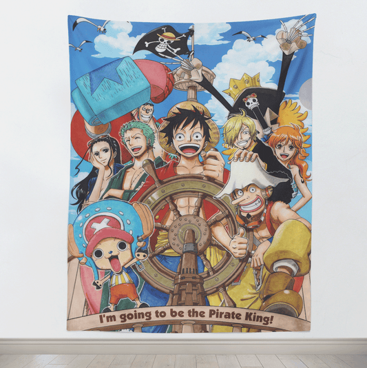 One Piece To Be the Pirate King Tapestry-Taspetry-Monkey Ninja-100cm * 150cm-Monkey Ninja