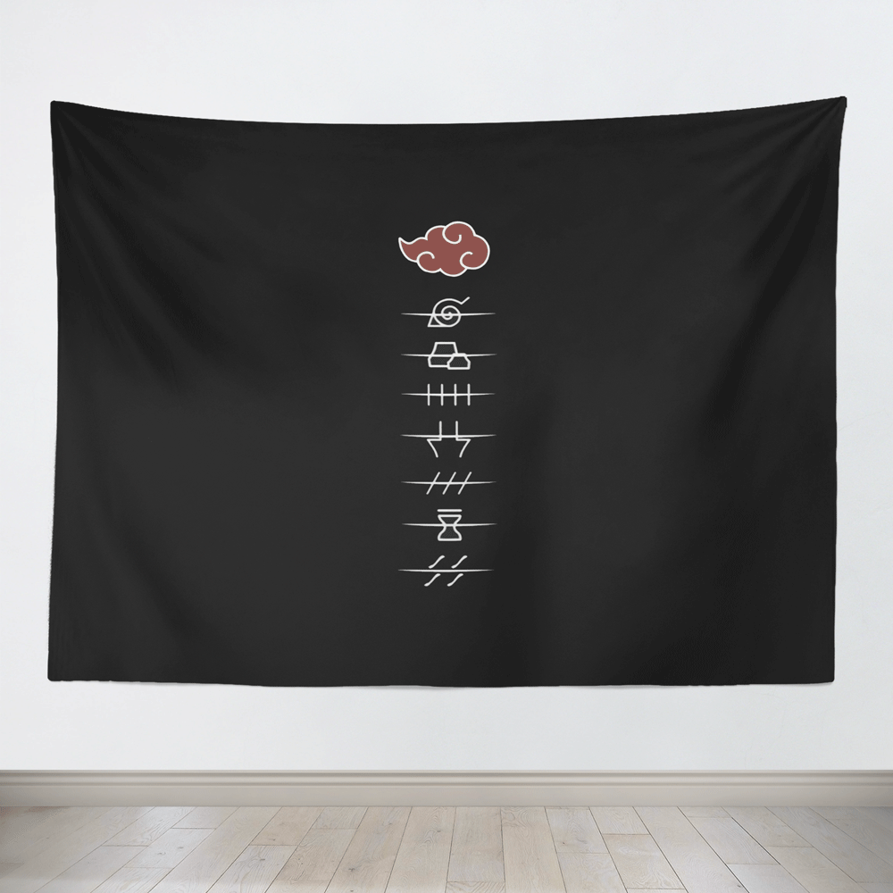 Naruto Missing-Nin Akatsuki Tapestry
