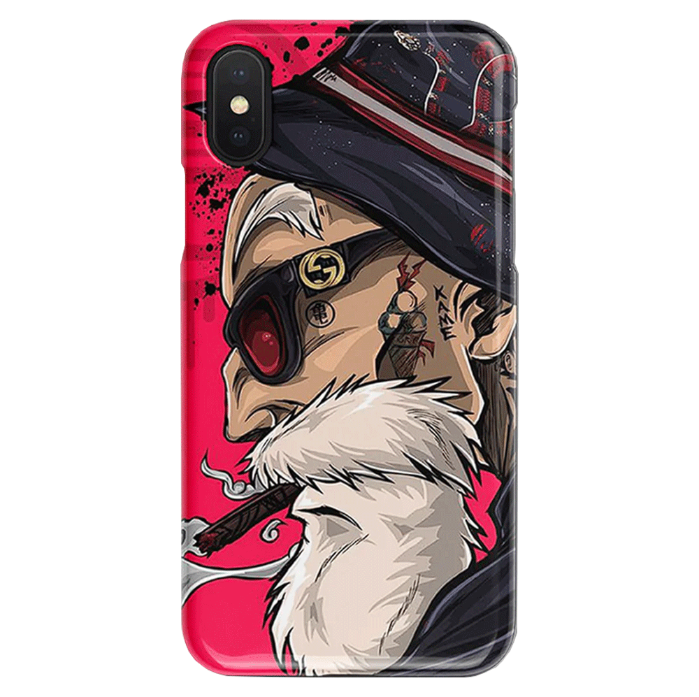 Dragon Ball Z Master Roshi Soft 2 Colors Silicone Phone Case-Phone Case-Monkey Ninja-iPhone 14-A-Monkey Ninja
