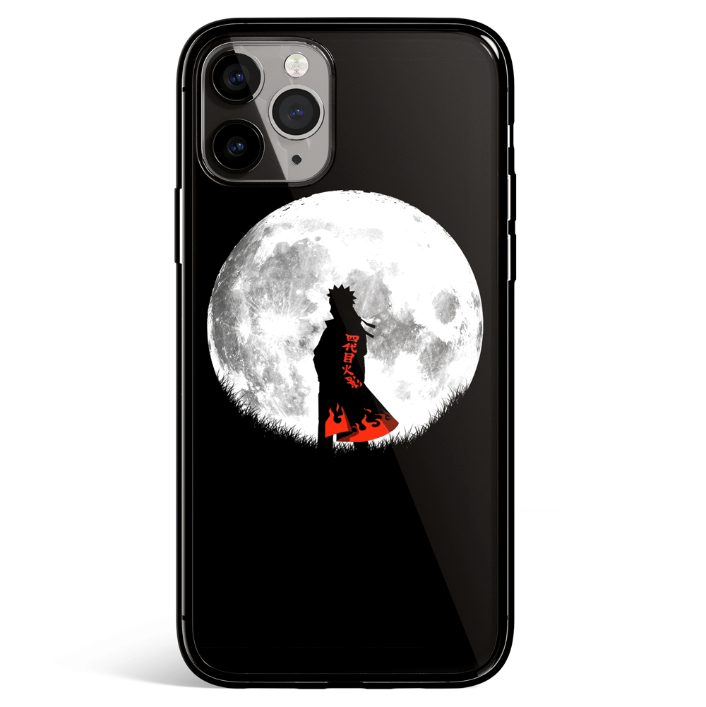 Naruto Fourth Hokage Minato Namikaze iPhone Tempered Glass Phone Case