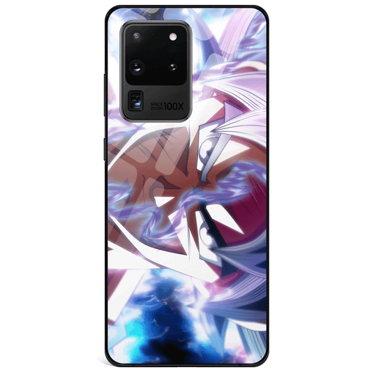 Fury Goku Sliver Hair Tempered Glass Samsung Phone Case-Phone Case-Monkey Ninja-Galaxy S9-Monkey Ninja