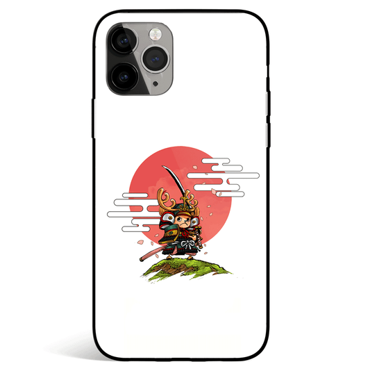 One Piece Warrior Chopper iPhone Tempered Glass Soft Silicone Phone Case-Phone Case-Monkey Ninja-iPhone X/XS-Tempered Glass-Monkey Ninja