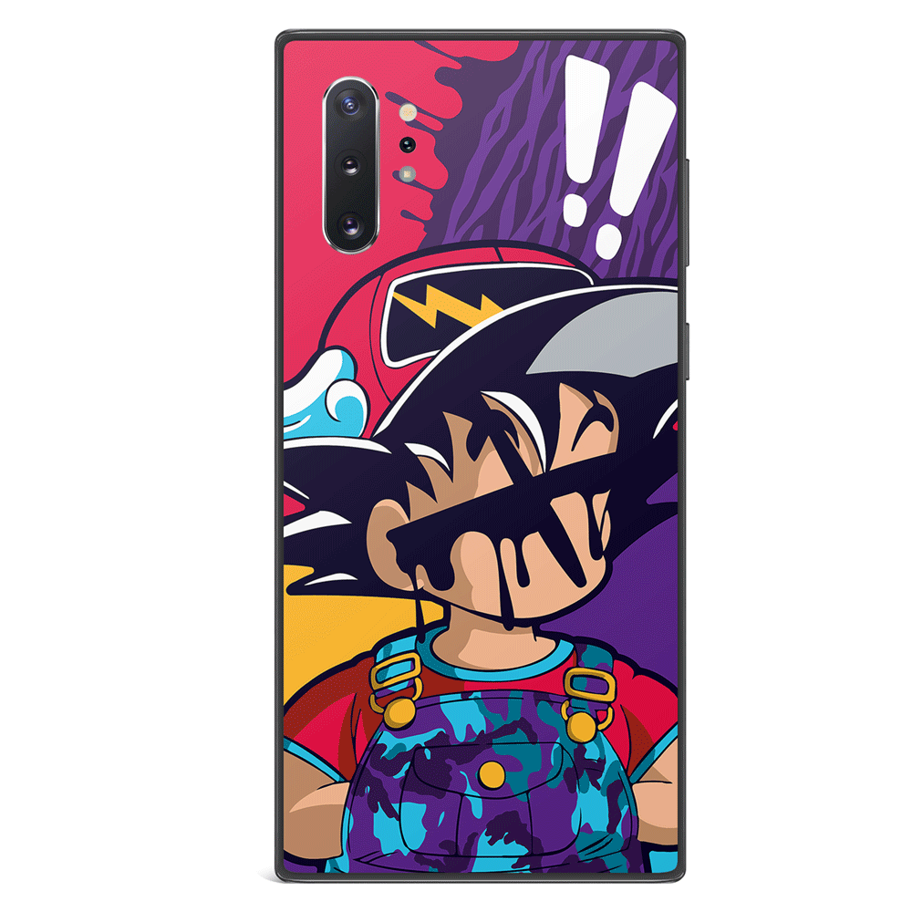 Dragon Ball Fashion Goku Samsung Tempered Glass Phone Case-Phone Case-Monkey Ninja-Galaxy S9-Monkey Ninja