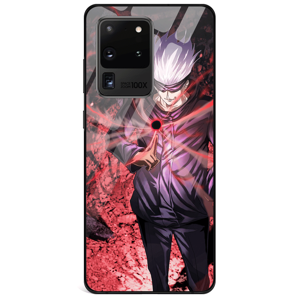 Jujutsu Kaisen Cursed Technique Reversal: Red Tempered Glass Samsung Phone Case