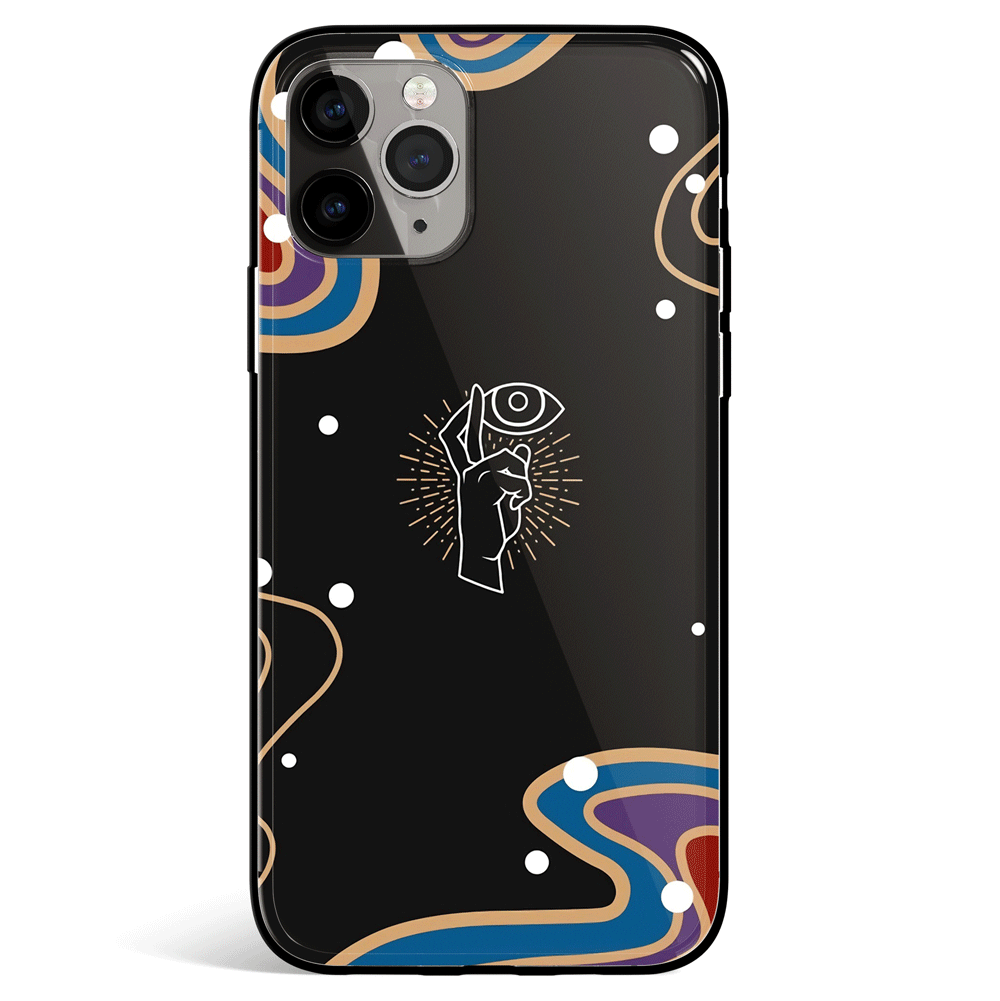 Jujutsu Kaisen Tempered Glass Soft Silicone iPhone Case-Phone Case-Monkey Ninja-iPhone X/XS-Tempered Glass-Monkey Ninja