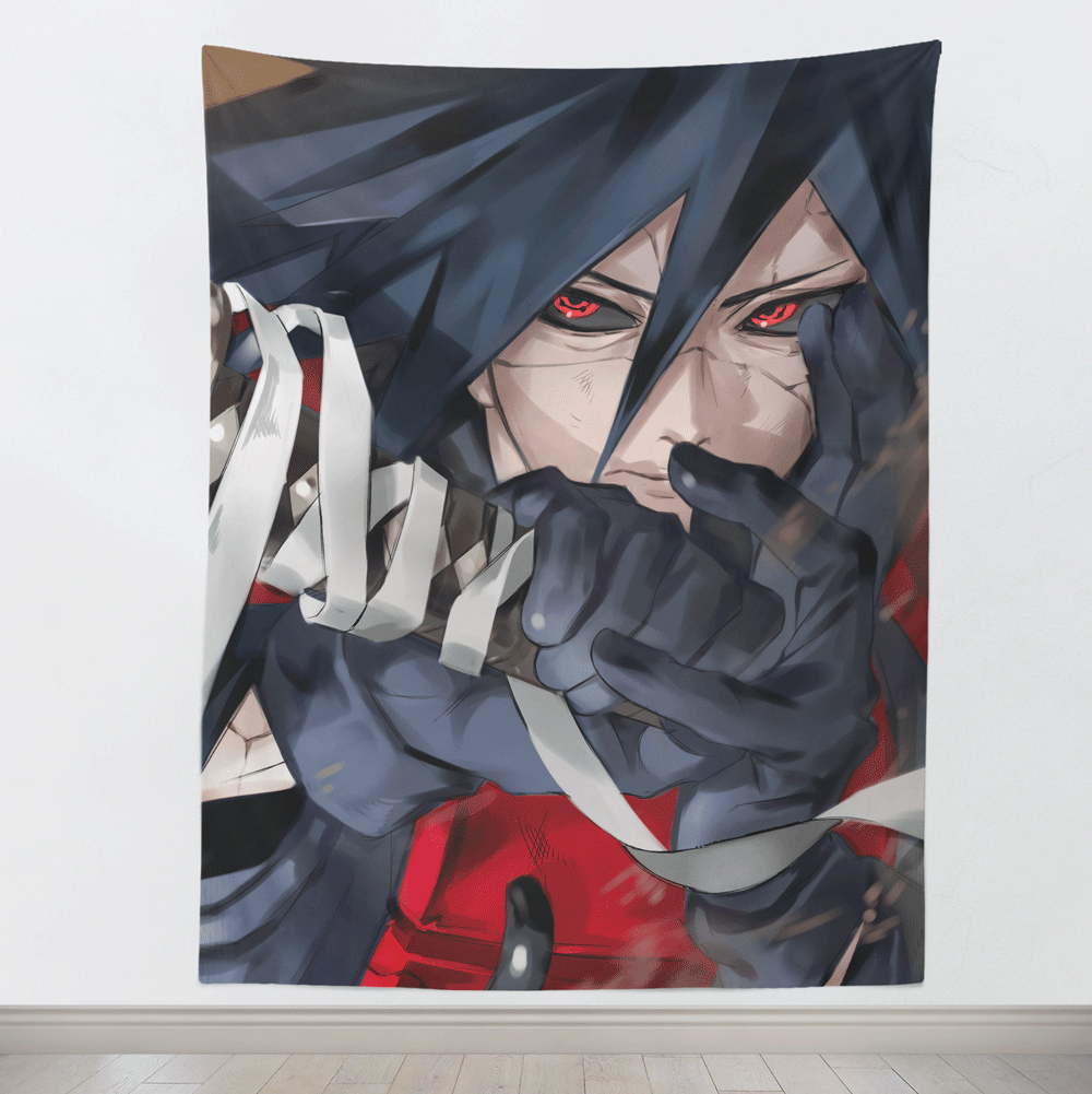 Naruto Madara Uchiha Mangekyou Sharingan Tapestry