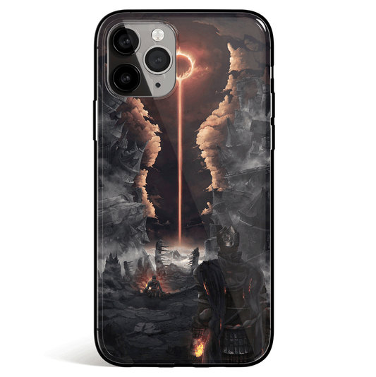 Dark Souls Tempered Glass Soft Silicone iPhone Case-Phone Case-Monkey Ninja-iPhone X/XS-Tempered Glass-Monkey Ninja