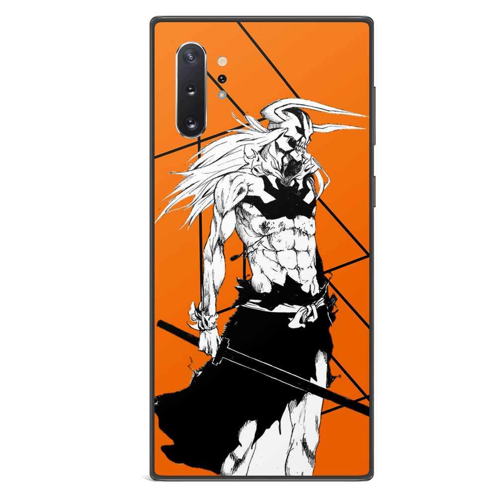 Bleach Vasto Lorde Ichigo Orange Tempered Glass Samsung Phone Case