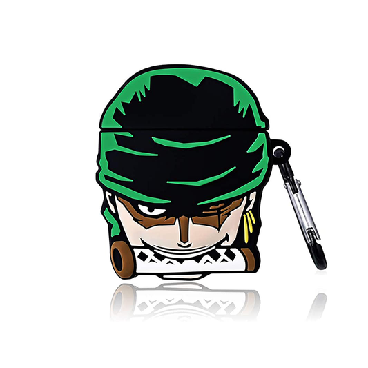 One Piece case for airpods 1/2/3/pro Zoro airpods case silicone case-Airpods Case-Monkey Ninja-Airpods 1/2-Monkey Ninja