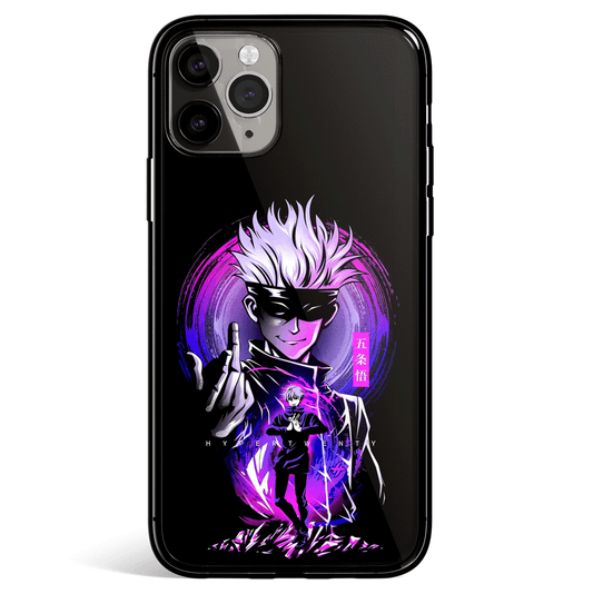 Jujutsu Kaisen Special Guide Teacher Tempered Glass Soft Silicone iPhone Case-Phone Case-Monkey Ninja-iPhone X/XS-Tempered Glass-Monkey Ninja