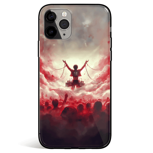 Attack on Titan 14 Days Until To The End Tempered Glass Soft Silicone iPhone Case-Phone Case-Monkey Ninja-iPhone X/XS-Tempered Glass-Monkey Ninja