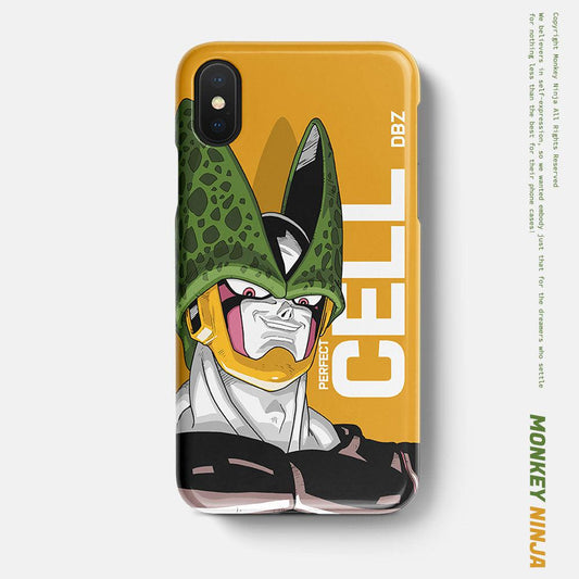 Dragon Ball Anime Character Cell Soft Silicone Phone Case-Phone Case-Monkey Ninja-iPhone X/XS-Tempered Glass-Monkey Ninja