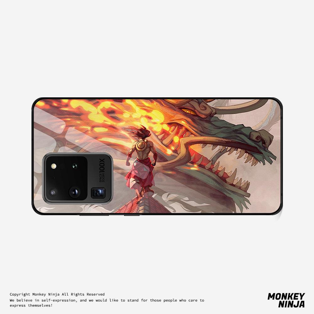 One Piece Luffy vs Kaido Eastern Dragon Samsung Phone Case