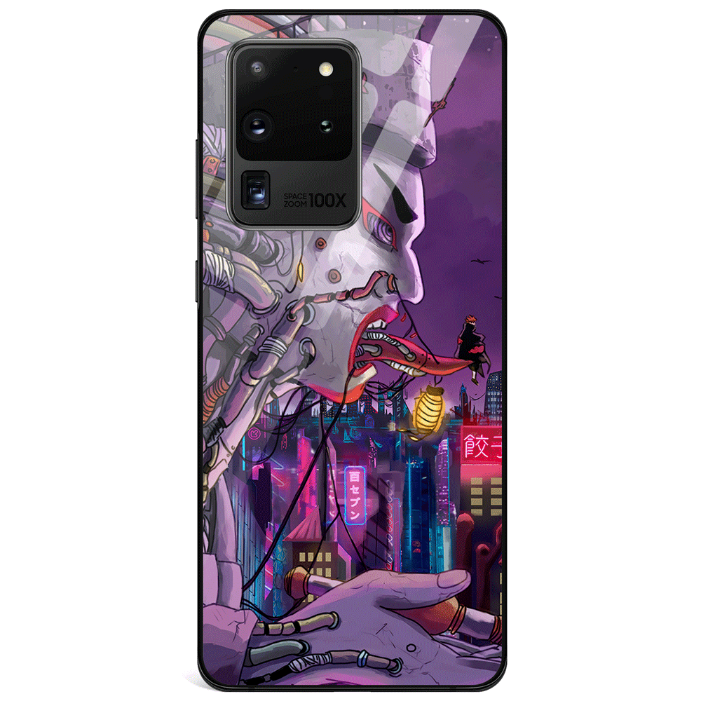 Naruto Pain Rinnegan World Samsung Tempered Glass Phone Case