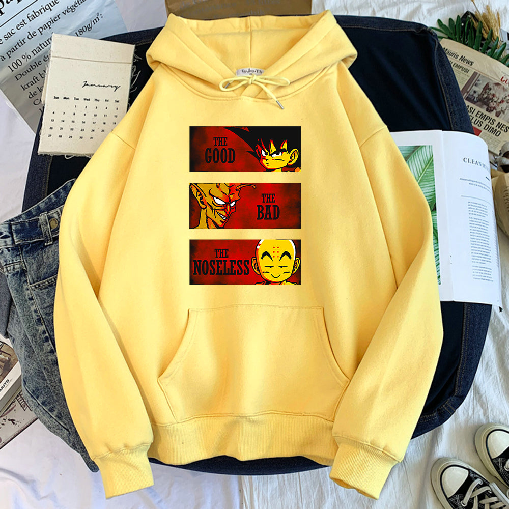 Dragon Ball The Good The Bad The Noseless Hoodie