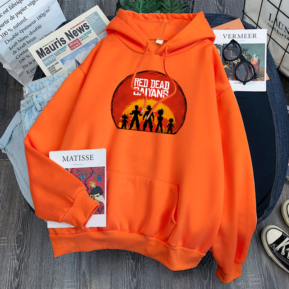Dragon Ball Red Dead Saiyans Hoodie