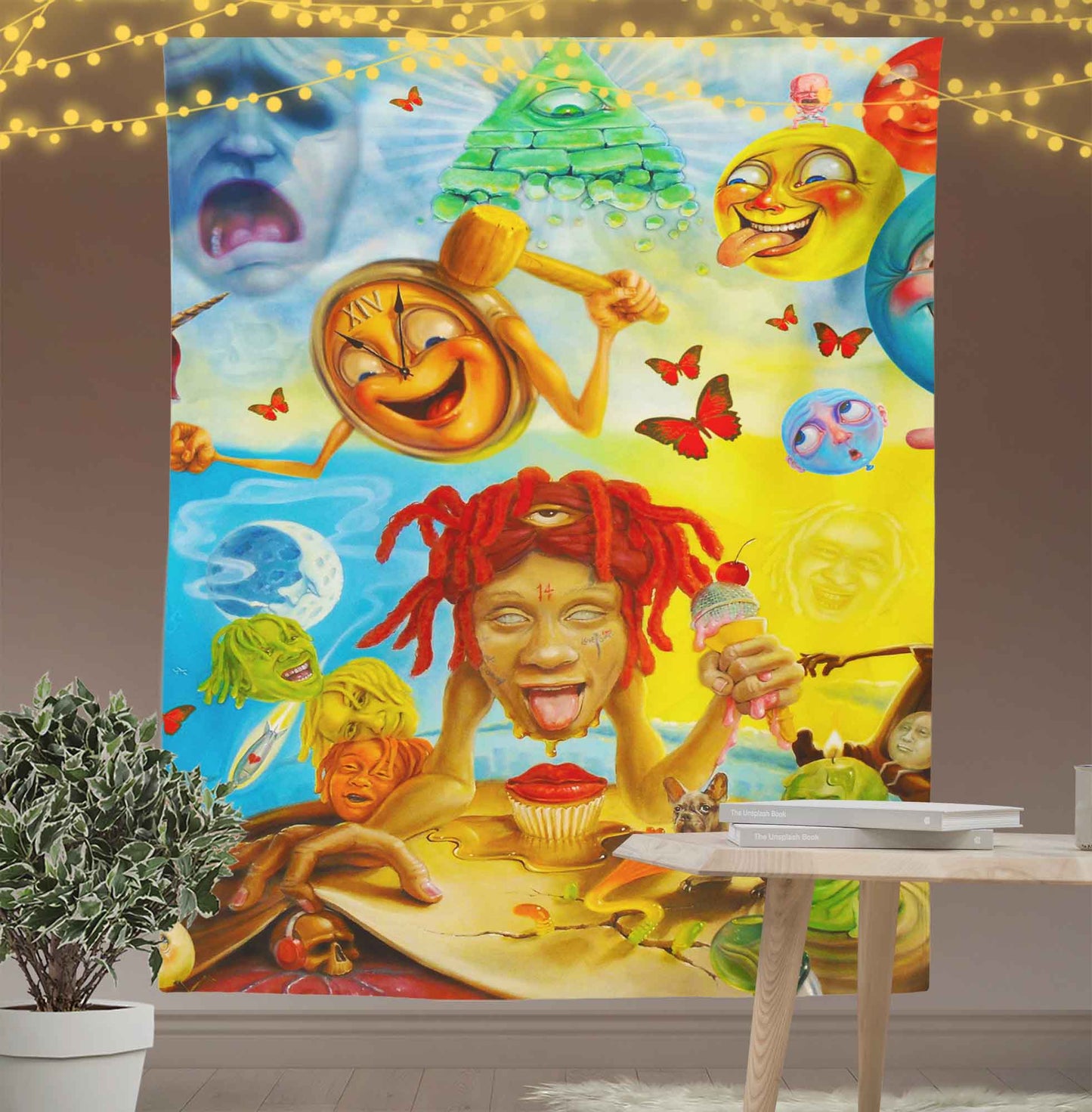 Trippie Redd Life's a Trip Wall Art Tapestry-Taspetry-Wallarts Lab-100cm * 150cm-Monkey Ninja