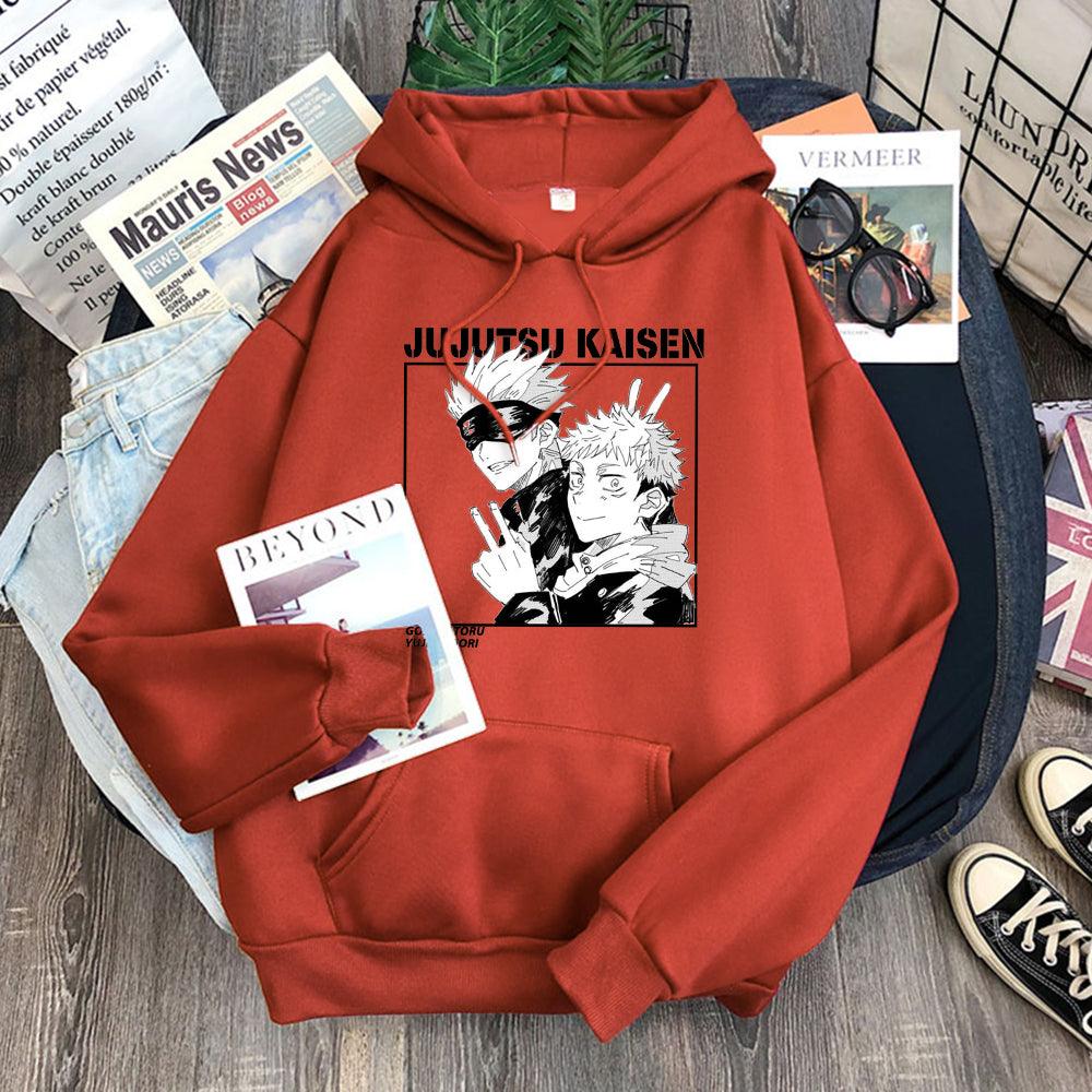 Jujutsu Kaisen Gojo and Yuji Hoodie