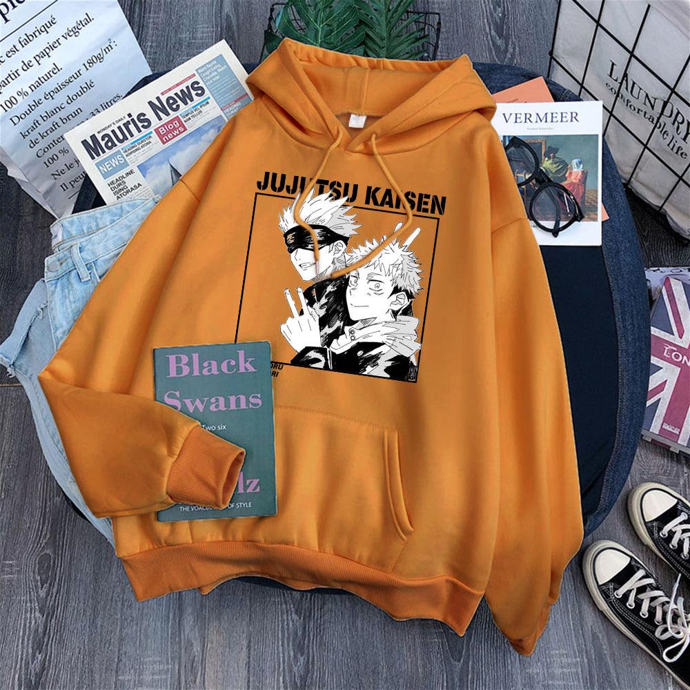 Jujutsu Kaisen Gojo and Yuji Hoodie