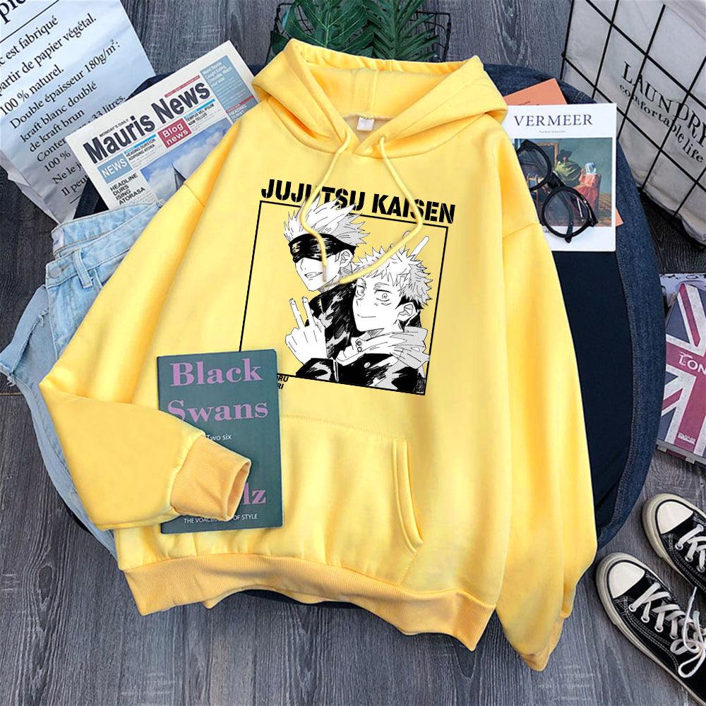 Jujutsu Kaisen Gojo and Yuji Hoodie