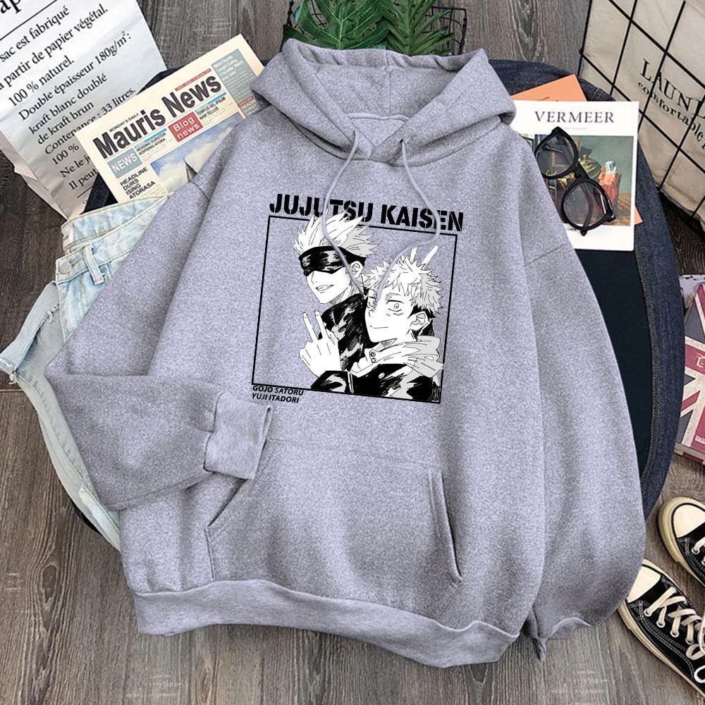 Jujutsu Kaisen Gojo and Yuji Hoodie