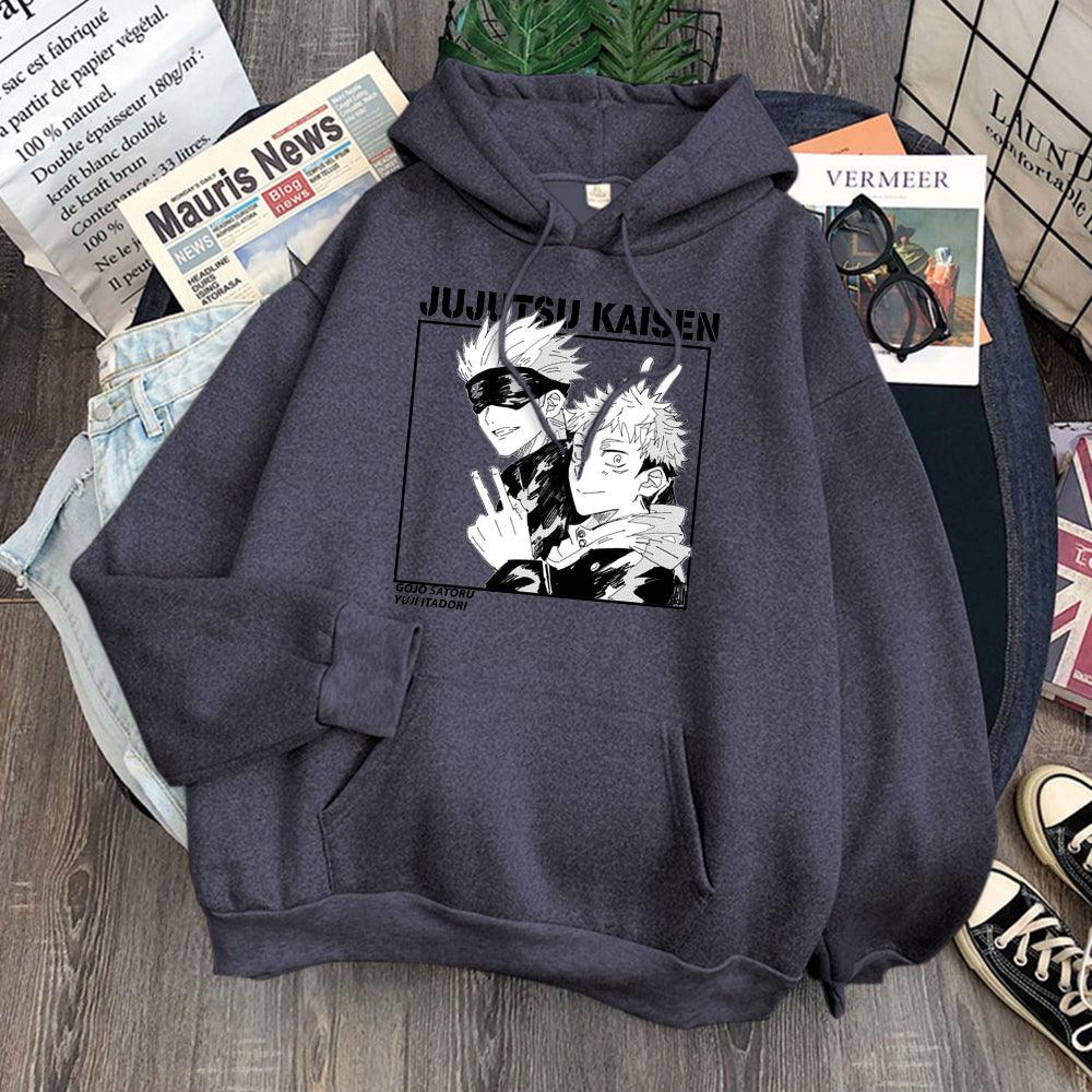 Jujutsu Kaisen Gojo and Yuji Hoodie