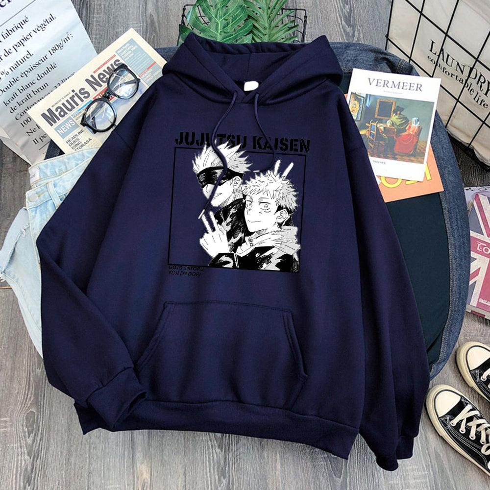 Jujutsu Kaisen Gojo and Yuji Hoodie