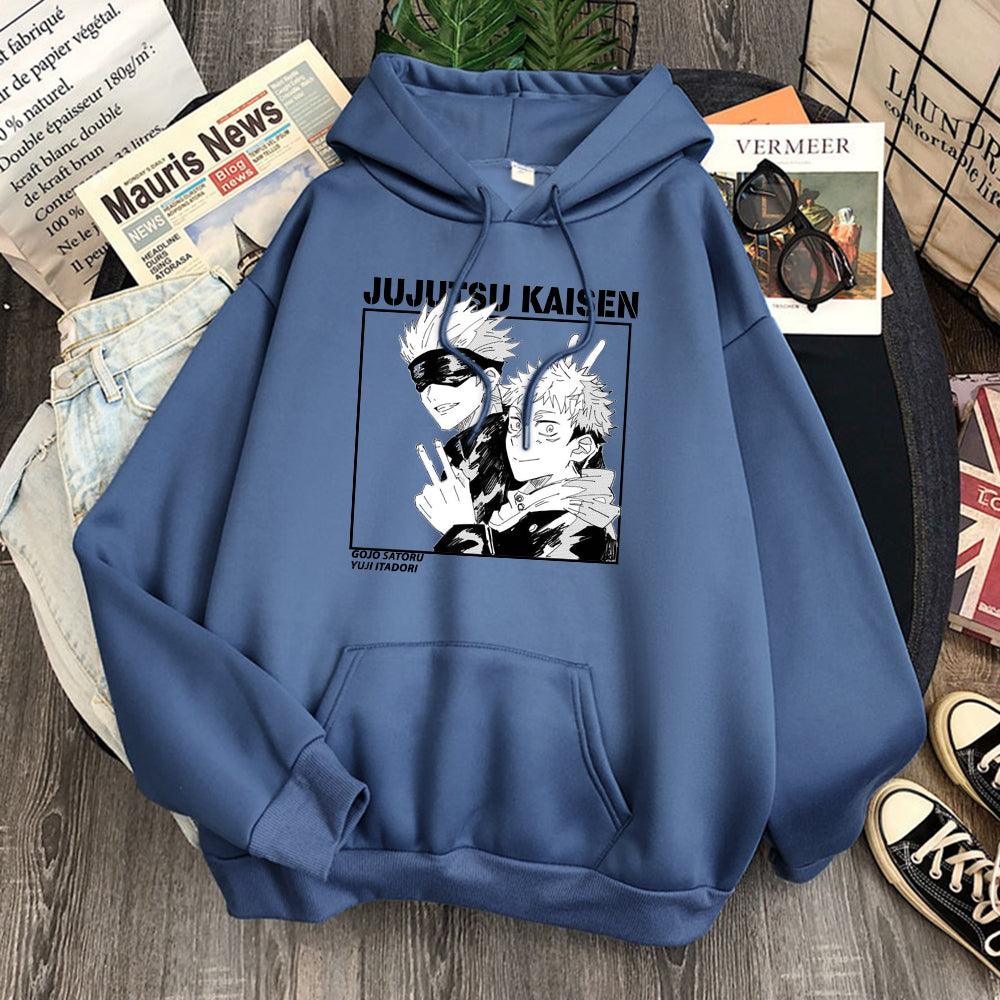 Jujutsu Kaisen Gojo and Yuji Hoodie