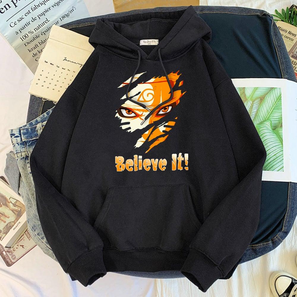 Naruto Believe It Hoodie