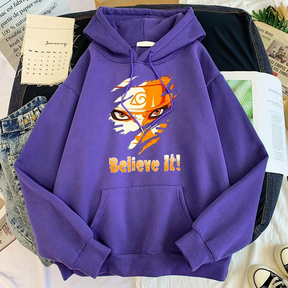 Naruto Believe It Hoodie