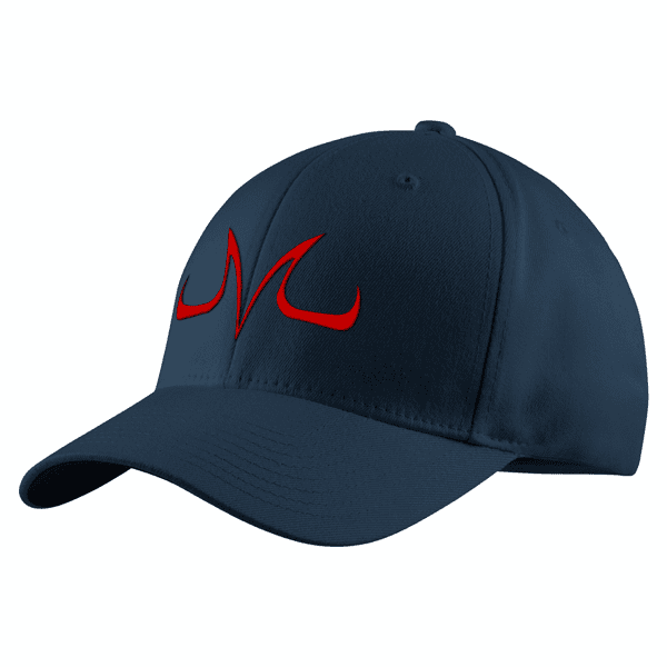 Dragon Ball Embroidered Adjustable Kame Symbol Structured Twill Cap - VEGETA-Clothing-Monkey Ninja-Blue-Monkey Ninja
