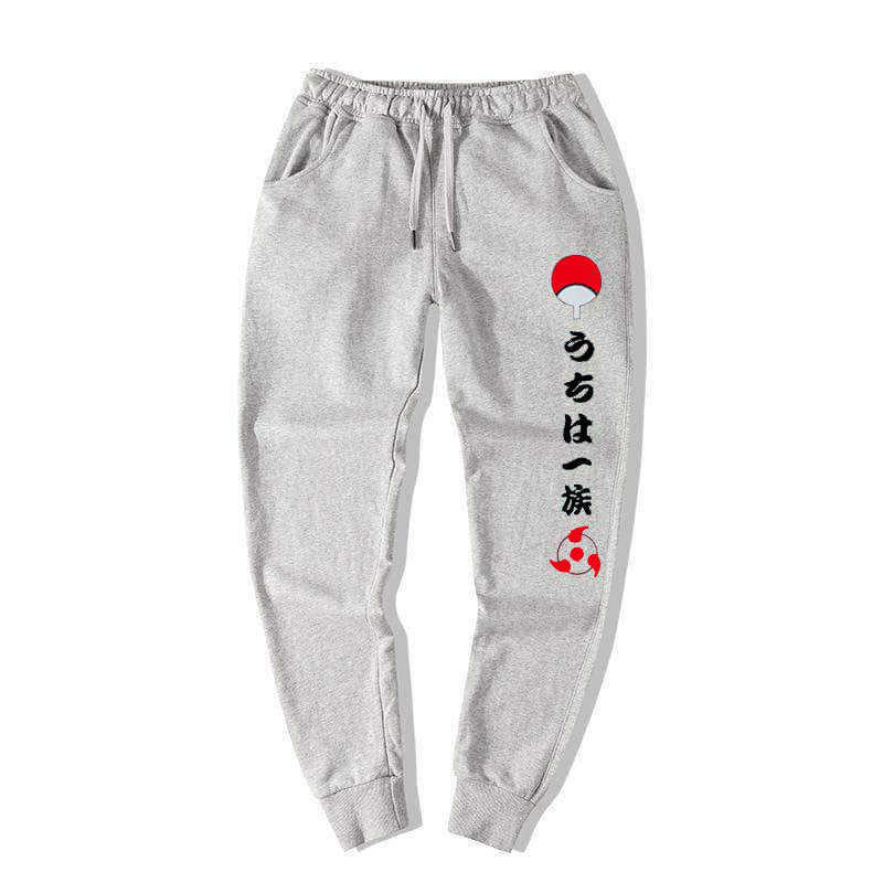 Uchiha Pants Cotton Tapered Jean-Clothing-Monkey Ninja-S-Grey-Monkey Ninja