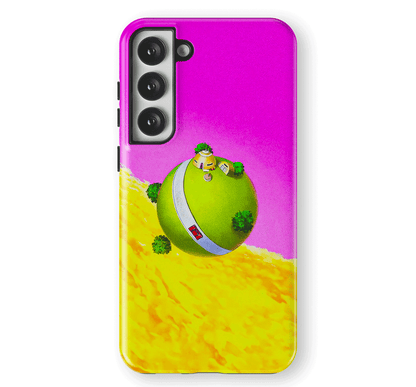 Dragon Ball Kaio Planet Tempered Glass Tough Samsung Phone Case