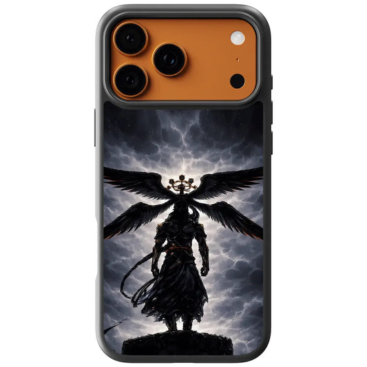 Jujutsu Kaisen Mahoraga iPhone Case - Epic Four-Winged Seraphic Dark Lord