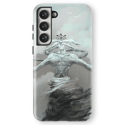 Jujutsu Kaisen Mahoraga Galaxy Case -  White Ink Wash Style - Monkey Ninja