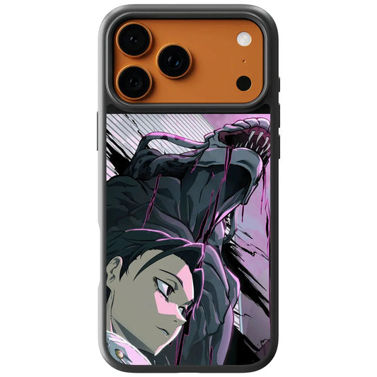 Jujutsu Kaisen Yuta and Rika iPhone Case - Special Grade Vengeful Cursed Spirit Apparition Illustration