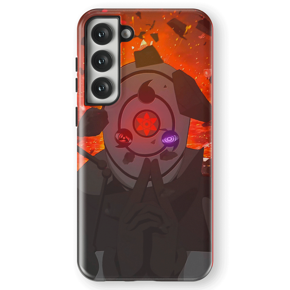 Naruto Obito Ninja Mudra Tempered Glass Tough Samsung Case