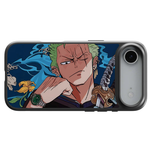 One Piece Roronoa Zoro Three Swords iPhone Case-Phone Case-Monkey Ninja-iPhone 17-Zoro-Monkey Ninja