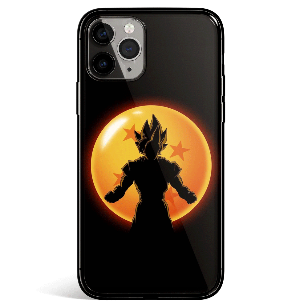 The Dragon Ball Tempered Glass Soft Silicone Phone Case