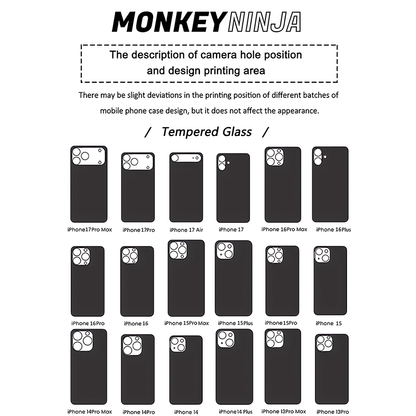 Bleach Zanka no Tachi Tempered Glass Soft Silicone iPhone Case-Phone Case-Monkey Ninja-iPhone X/XS-Tempered Glass-Monkey Ninja