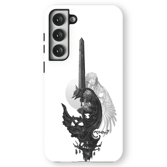 Berserk Berserker Armor Tempered Glass Tough Samsung Galaxy Phone Case
