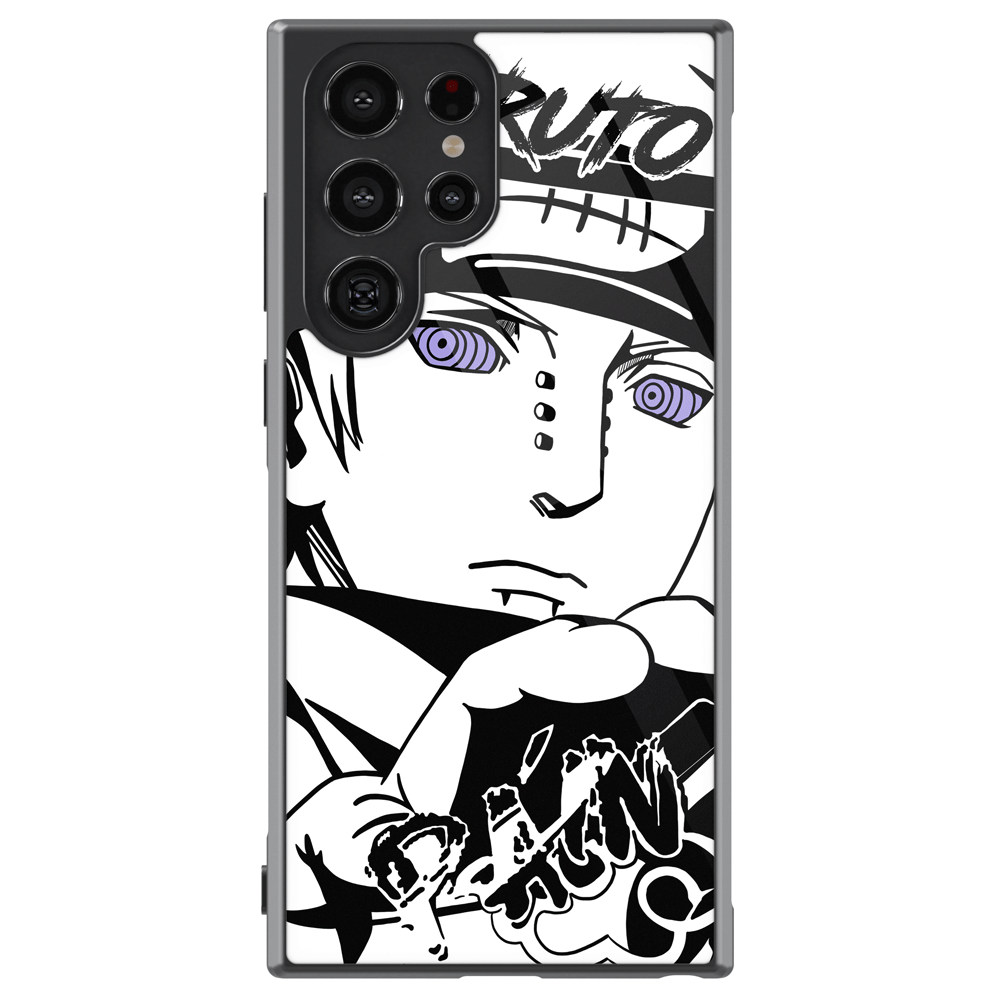 Naruto Anime Pain Tempered Glass Samsung Phone Case