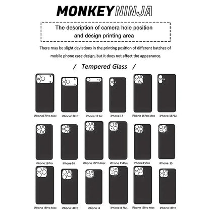 Anime One Piece Luffy iPhone Case-Phone Case-Monkey Ninja-iPhone 17-Glass Case-Monkey Ninja