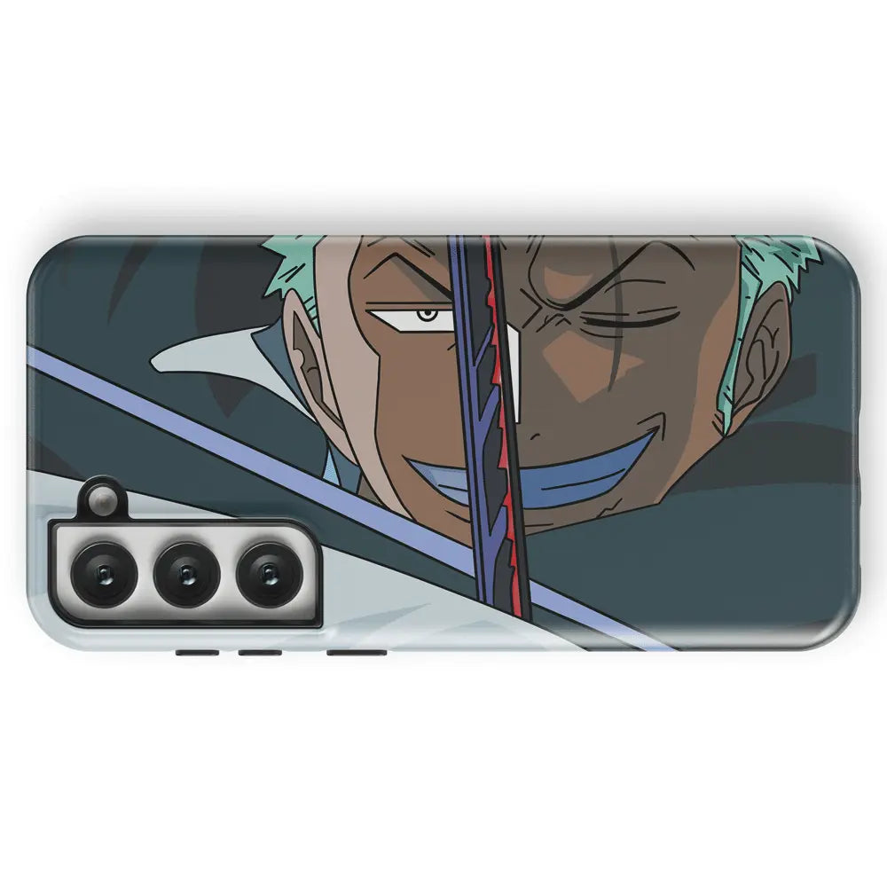 Anime One Piece Zoro Samsung Phone Case-Phone Case-Monkey Ninja-Galaxy S25-Tough Case-Monkey Ninja