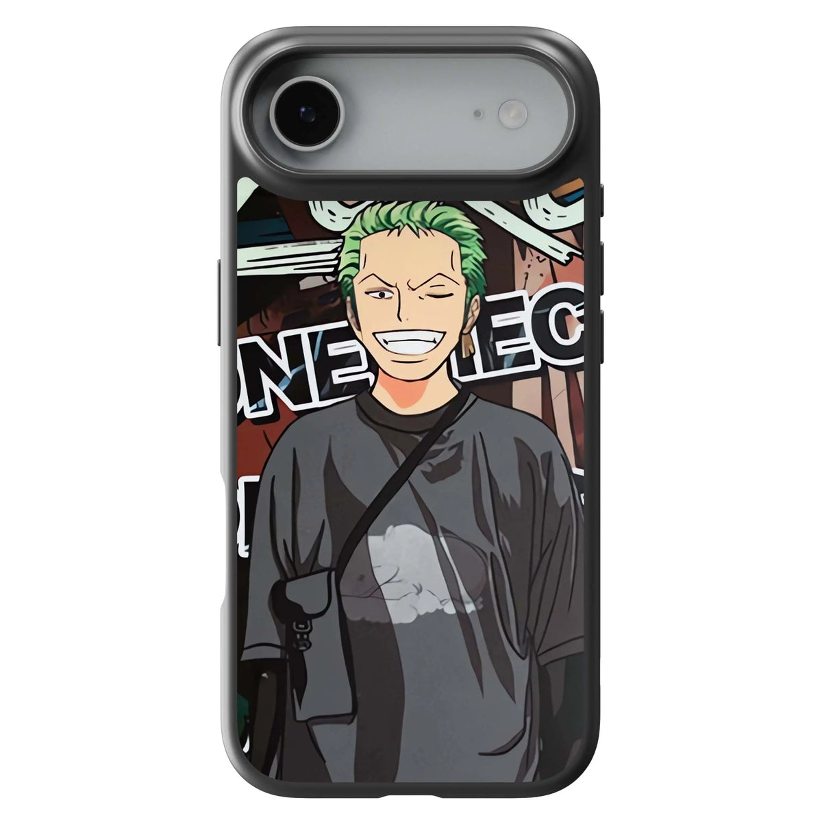 Anime One Piece Zoro Soft TPU Silicone Phone Case-Phone Case-Monkey Ninja-iPhone 17-Glass Case-Monkey Ninja